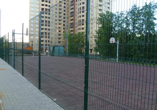 3Д забор для футбольной площадки в Асбесте