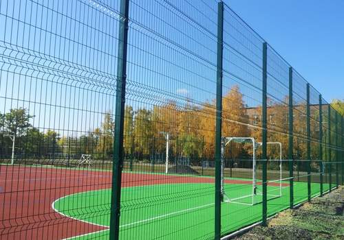 3Д забор для футбольной площадки в Асбесте
